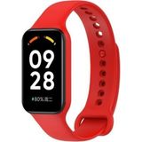Apsuwa Xiaomi Redmi Smart Band 8 Active Kordon Kayış Silikon - Kırmızı