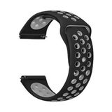 Apsuwa Xiaomi Redmi Watch 5 Active Kordon Kayış Delikli Silikon 22/nkn - Siyah - Gri