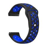 Apsuwa Xiaomi Redmi Watch 5 Active Kordon Kayış Delikli Silikon 22/nkn - Siyah - Mavi
