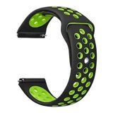Apsuwa Xiaomi Redmi Watch 5 Active Kordon Kayış Delikli Silikon 22/nkn - Siyah - Yeşil