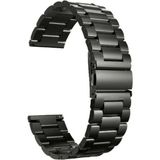 Apsuwa Xiaomi Redmi Watch 5 Active Kordon Kayış Metal Sıralı Çelik 22/KRD04 - Siyah