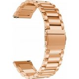 Apsuwa Xiaomi Watch S4 Kordon Kayış Metal Sıralı Çelik 22/KRD04 - Rose Gold