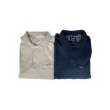 APT PRESTIGE Erkek 2'li Bej Lacivert Regular Fit Polo Yaka Selanik Kazak BEJ LACİVERT M