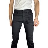 APT PRESTIGE Erkek Dar Kesim Boru Paça Denim Likralı Siyah Kot Pantolon - 33 - 10S-Siyah