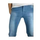 APT PRESTIGE Erkek Dar Kesim Normal Bel Boru Paça Denim Likralı Mavi Kot Pantolon mavi 32