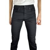 APT PRESTIGE Erkek Dar Kesim Normal Bel Boru Paça Denim Likralı Siyah Kot Pantolon Siyah 32