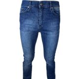 APT PRESTIGE Erkek Kıırçıllı Mavi Likralı Jeans Slımfıt Mavi 32