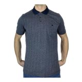 APT PRESTIGE Erkek Lacivert Polo Yaka Cepli Desenli Tişört Lacivert L