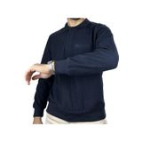 APT PRESTIGE Erkek Lacivert Polo Yaka Cepli Normal Kalıp Kazak Lacivert XL