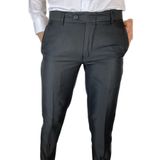 APT PRESTIGE Erkek Siyah Slim Fit Kumaş Pantolon Siyah 54