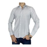 APT PRESTIGE Erkek Uzun Kol Siyah Beyaz Slim Fit Desenli Gömlek Siyah Beyaz M
