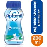 Aptamil 2 200 ml Sıvı Devam Sütü İçime Hazır 6-12 Ay Sütlü İçerik ile Güçlü Bağışıklık