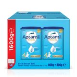Aptamil 4 Prebiyotikli Çocuk Devam Sütü 800 x 2 Adet 1600 Gr