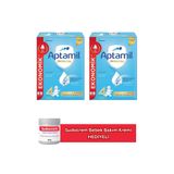 Aptamil 4 Pronutra Çocuk Devam Sütü 1200 gr x 2 Adet (Sudocrem Hediyeli)