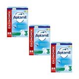 Aptamil 900 gr Toz Devam Sütü 3'lü Paket 9 - 12 Ay İçin Sütlü İçerik ile Güçlendirilmiş