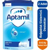 Aptamil Bebek Sütü 1 Numara 800 gr 0-6 Ay İçin Gelişmiş İçerik 2 Li Paket