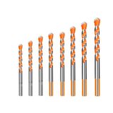 Aputue Duvar matkap ucu seti, 8 parça 3-12mm tungsten karbür uçlu beton matkap uçları, delik açma işleri için, kiremit, tuğla, cam, ahşap, plastik ve ince metaller için dayanıklı delme aletleri