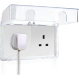Aputue Elektrik Priz Kapakları, Çift Pozisyonlu Bebek Güvenlik Priz Kapağı, Duvar Priz Kapağı, Su Geçirmez Elektrik Priz Kapağı, Çocuk Güvenliği için Şeffaf Priz Kapağı, Dış Mekan Kullanımına Uygun