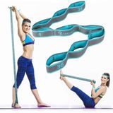 Aputue Esnek Bant, 9 Halkalı Yoga Bandı, Fizik Tedavi, Pilates, Dans ve Jimnastik için Esneme Bandı, Yoga Strap