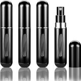 Aputue Seyahat parfüm şişesi, 4 adet 5ml/0.2oz parfüm atomizer, ayrı parfüm şişeleri, yeniden doldurulabilir mini sprey şişeler, seyahat ve geziler için yeniden doldurulabilir kolonya şişeleri