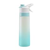 Aputue Sprey Su Şişesi, 650 ml BPA İçermeyen Sis Spreyi Fitness, Kamp, Açık Hava Sporları ve Spor Salonu İçin Sızdırmaz Şişe (Mavi)