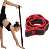 Aputue Yoga Germe Bandı, 8 Halkalı Esneme Bandı, Halkalı Yoga Germe Bandı, Elastik Bacak Esnetme Bandı, Fizik Tedavi, Pilates, Yoga ve Dans için Esneklik Bandı