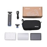 Aputure Amaran Ace 25c 25W RGBWW Kamera Üstü LED Işık Kiti Mini Tripod ve Işık Kontrol Izgarası ile - Pembe
