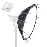Aputure Light Dome Mini Işık Modifiye Edici, Softbox Difüzör, Aputure Light Storm COB 120D Mark II 120D 300D ve diğer Bowen-S Mount Video Lambası ve JYPHOTO temizleme bezi ile birlikte