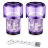 APZOVO Dyson V12 için filtre, Dyson V12 Detect Slim Absolute Extra Total Clean Fluffy elektrikli süpürge için yedek filtre, yıkanabilir Hepa filtre, # DY-971517-01