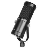 Aq210 Condenser Stüdyo Profesyonel Kayıt Ve Yayın Mikrofonu Studio Siyah