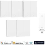 Aqara H1 Akıllı Uzaktan Kumanda Anahtarı 5'li ve E1 Akıllı Kontrol Hub Kiti