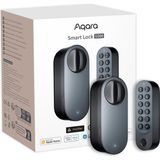Aqara Smart Lock U200 (Parmak Izi Tuş Takımı Dahil), Matter Over Thread, Apple Home Anahtarlı ve Şarj Edilebilir Pilli Anahtarsız Giriş Kapı Kilidi, Destek... - Beyaz