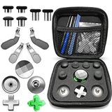 AQIDAP Xbox One Elite Kumanda Aksesuarı için Elite Kit (6 Farklı Metal Analog Çubuk - 4 Kürek - 2 D-Pad - ve 2 Manyetik Taban Xbox One Elite Kumanda Yedek Parçası)