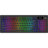 Aqırys Atrıa Black Wireless %95 Aqirys White Linear Switch Hotswap Rgb Kablosuz Ingilizce Mekanik Gaming Klavye