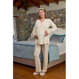 Aqua 26328 Kadın Uzun Kol Lohusa Pijama Takım