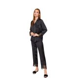 Aqua 26358 Saten Dantelli Gömlek Pijama Takımı