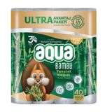 Aqua 40'lı 3 Katlı Tuvalet Kağıdı