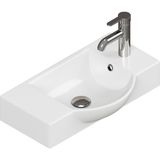 Aqua Bagno Minizia 55X32X10 cm Beyaz Seramik Lavabo – Taşma Delikli | 34.30.55.1.tr
