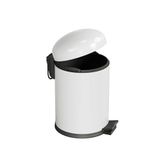 Aqua Bagno Smile Çöp Kovası - Pedallı 5lt, Beyaz | 35.20.57.01.04