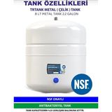Aqua Bella 8 Lt Su Arıtma Cihazı Çelik Tank Nsf Sertifikalı