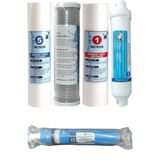 Aqua Bella 80 GPD Membranlı Reverse Osmosis Açık Su Arıtma Cihazı 5'li Filtre Set
