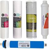 Aqua Bella Açık Kasa Su Arıtma Cihazı Filtresi 5li Filtre Seti Çift Spun Eco Vontron Membranlı