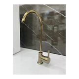 Aqua Bella Antik Sarı Eskitme Su Arıtma Musluğu