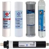 Aqua Bella Cruze Membranlı 80 GPD Açık 5'li Su Arıtma Cihazı Filtre Seti