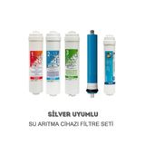Aqua Bella Kapalı Kasa Silver Su Arıtma Cihazı Uyumlu 5li Filtre Set Inline