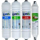 Aqua Bella Puretech Yakut Su Arıtma Cihazı 4'Lü Filtre Seti Yıllık