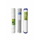AQUA BELLA Su Arıtma Filtresi 20" İplik Filtre - 20" CTO Karbon Blok Filtre 20" CTO Blok Karbon Filtre