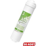 Aqua Bella Toptan Su Arıtma Cihazı Için Inline Karbon Filtre 50 Adet