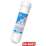Aqua Bella Toptan Su Arıtma Cihazı Için Inline Udf Gac Karbon Filtre 50 Adet