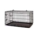 Aqua Boutique Siyah 77x47x55 cm Metal Kedi ve Köpek Kafesi